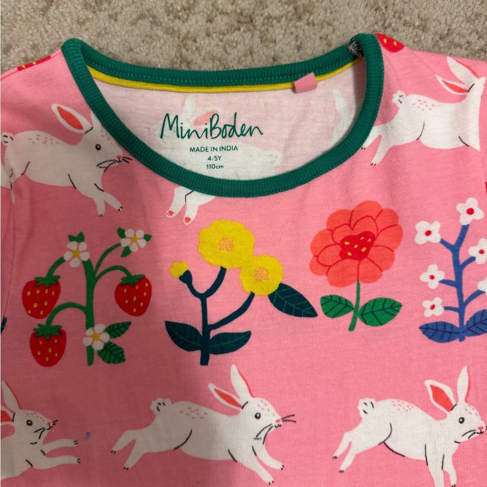 Mini Boden LS Tunic with Pockets size 4-5 - Picture 2 of 4